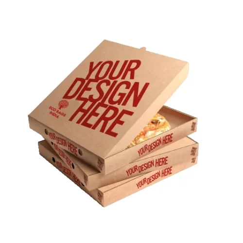 Brown Pizza Boxes