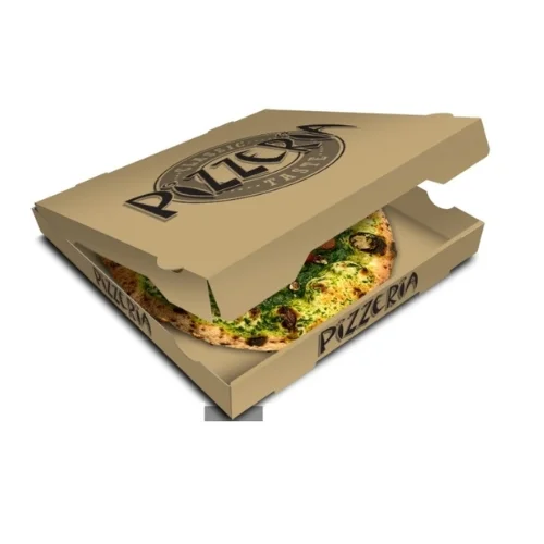 Brown Pizza Boxes