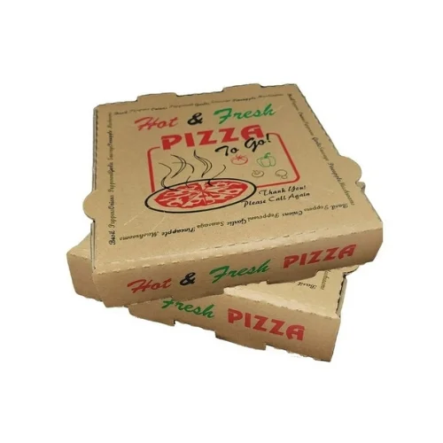 Brown Pizza Boxes